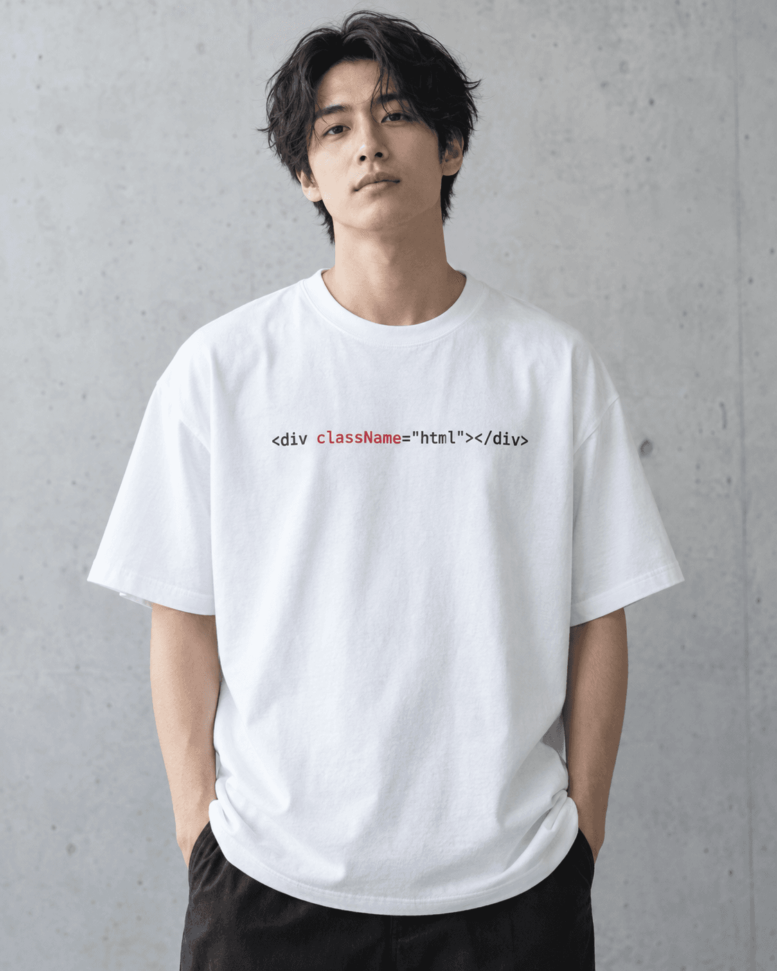 className TEE 正面着用