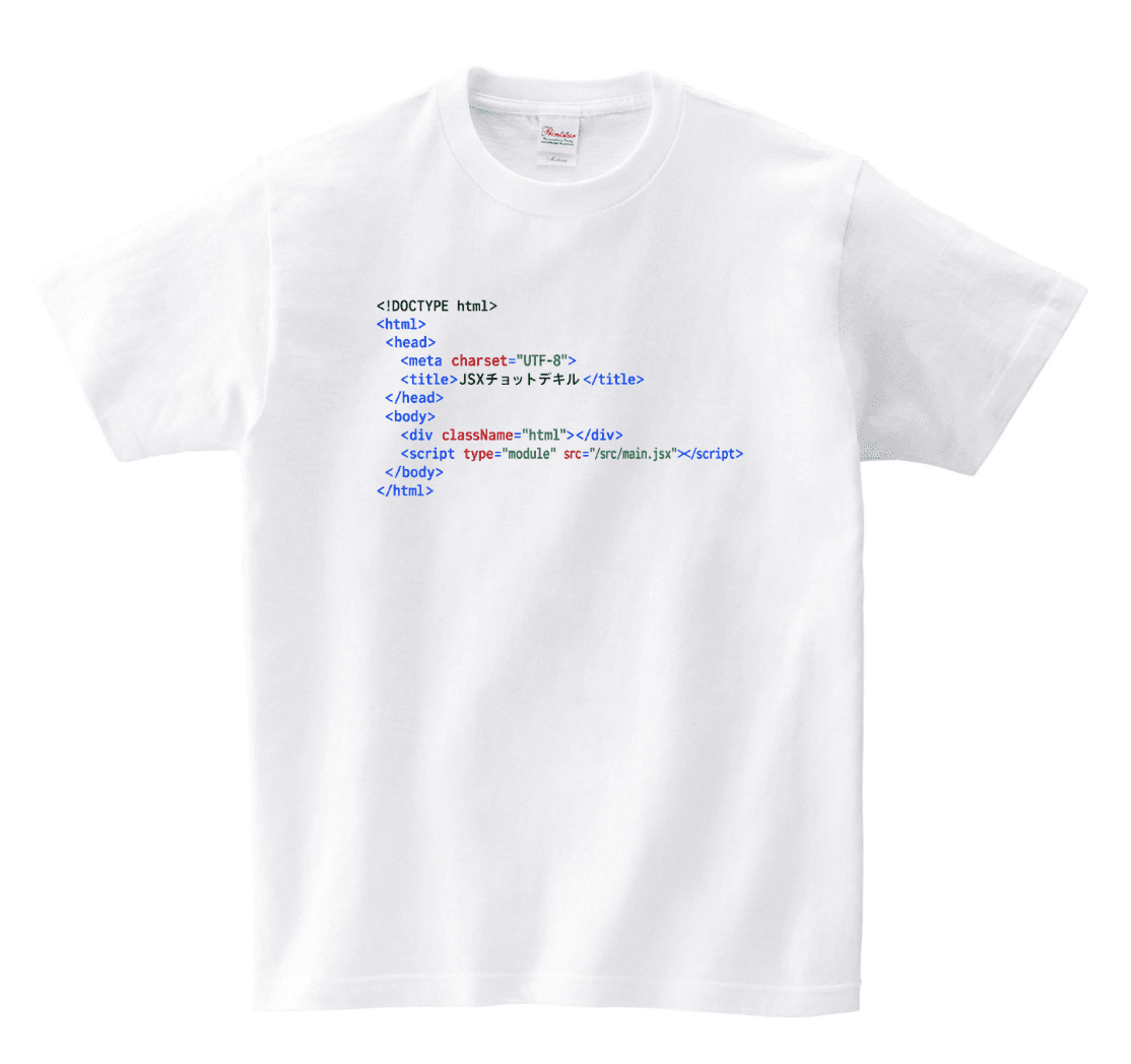 It's HTML, But className TEE
